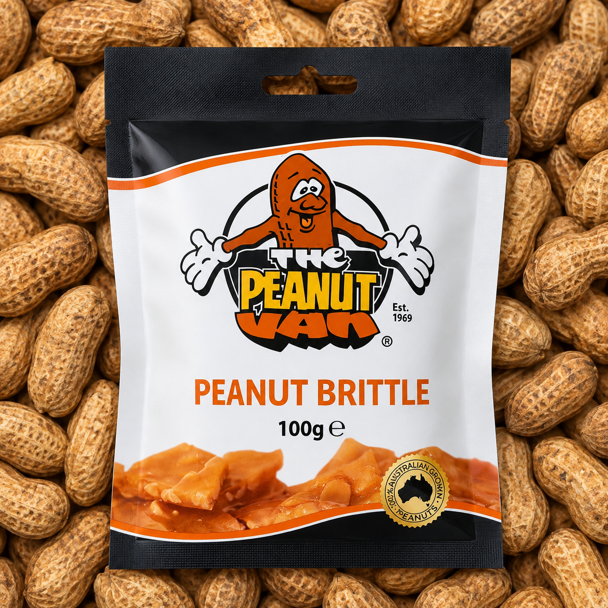 Peanut Brittle 100g pack by The Peanut Van