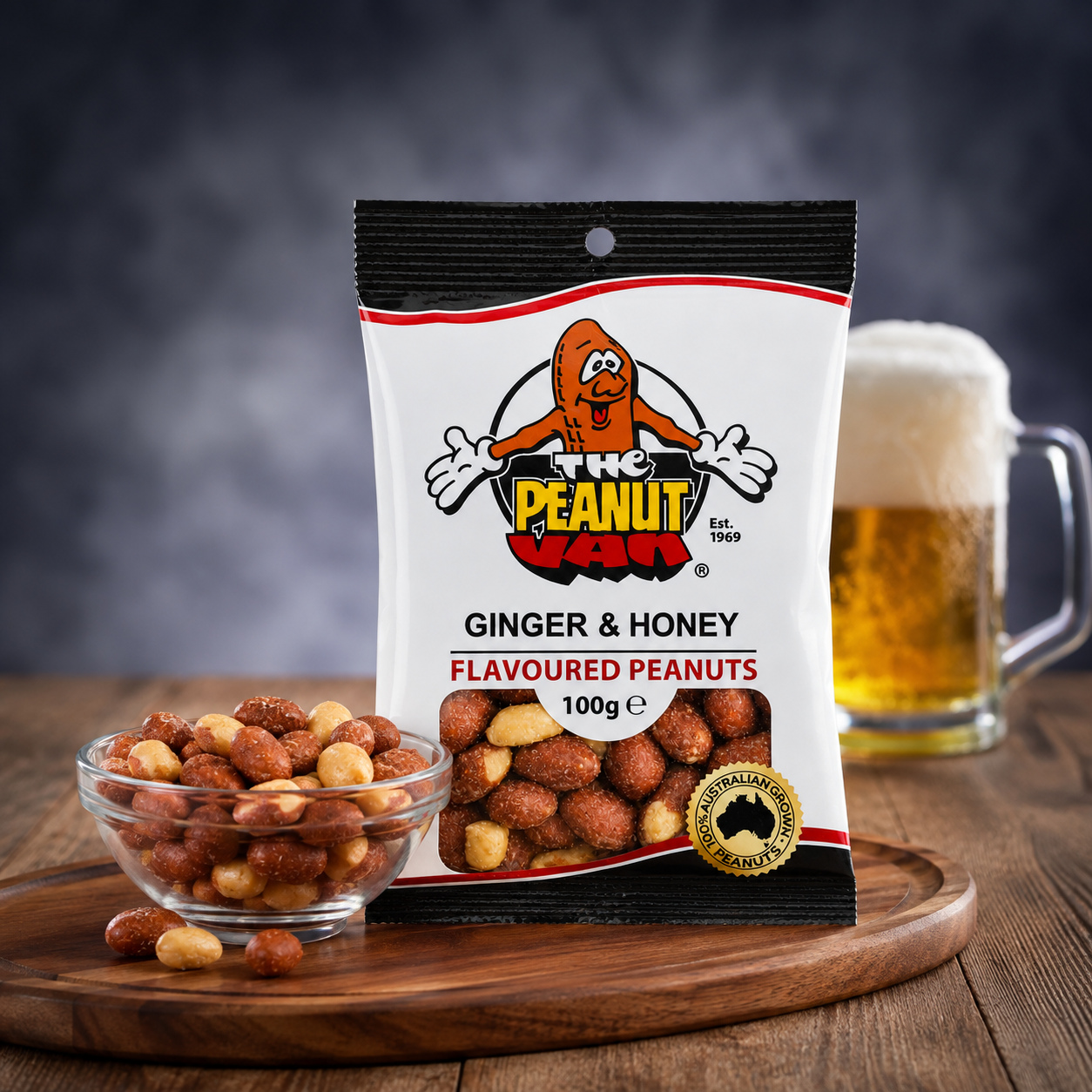 Ginger & Honey by The Peanut Van - pack and serving