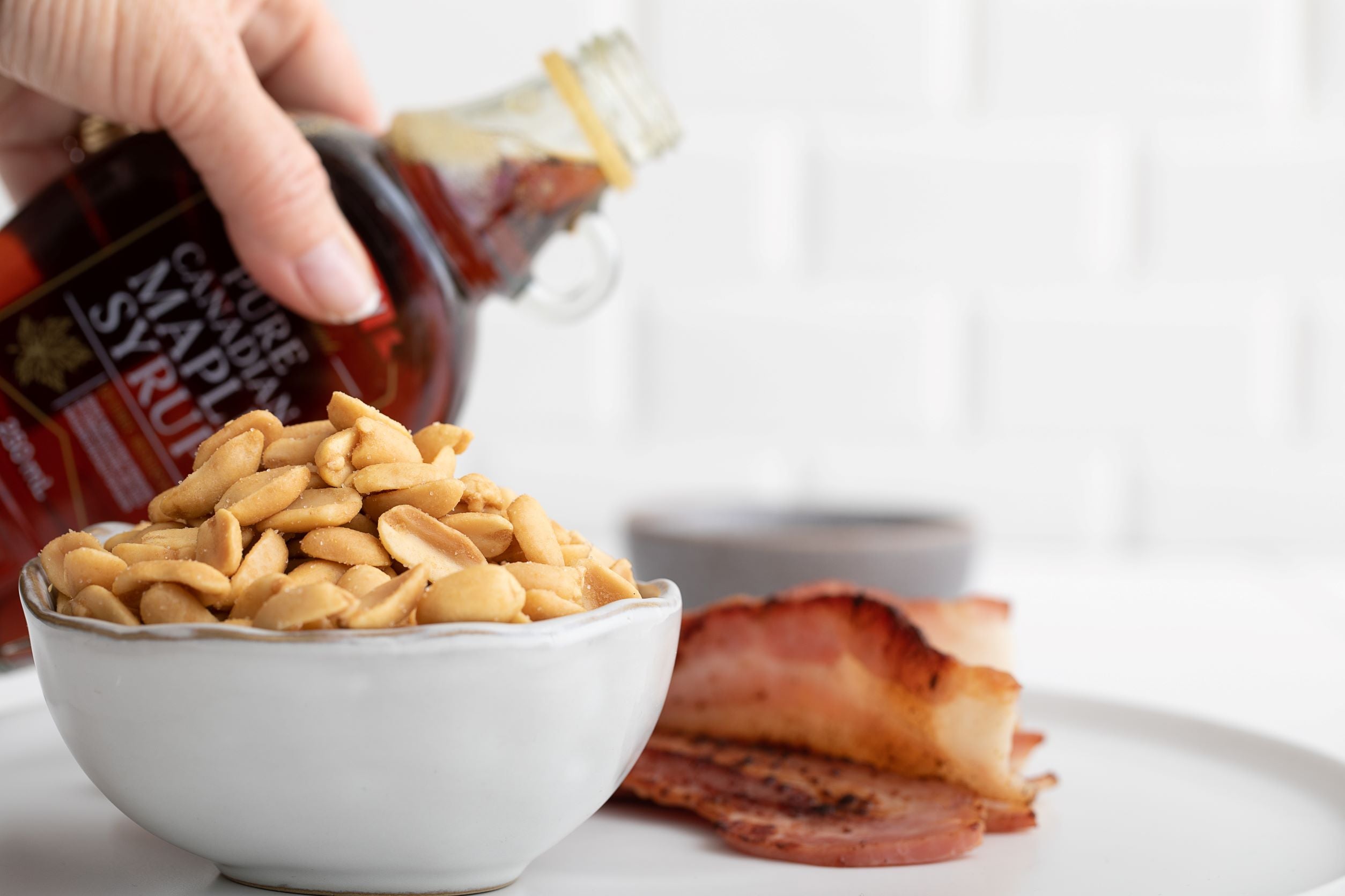 Maple Bacon peanuts by The Peanut Van