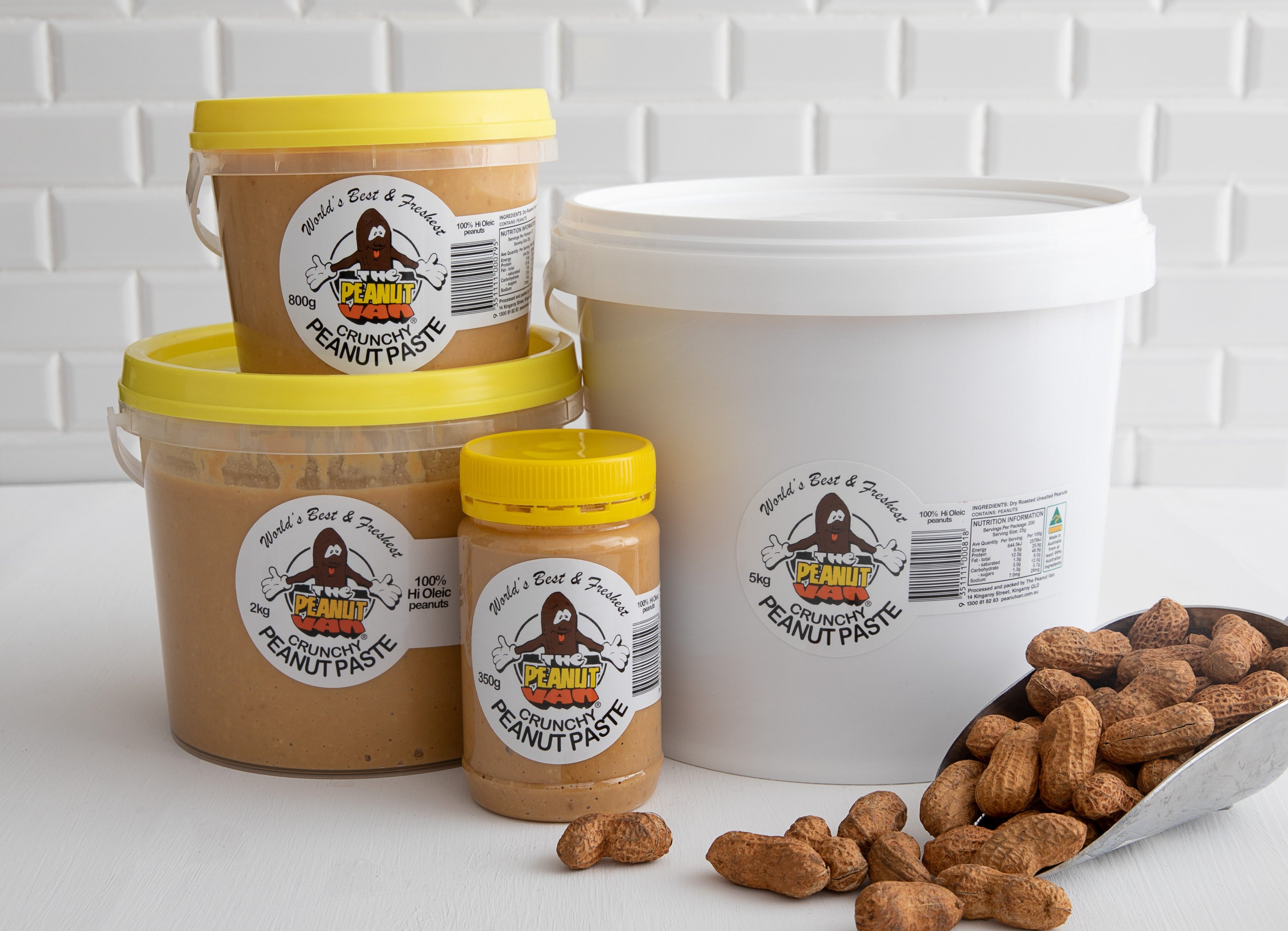 Crunchy Peanut Paste by The Peanut Van, product photo