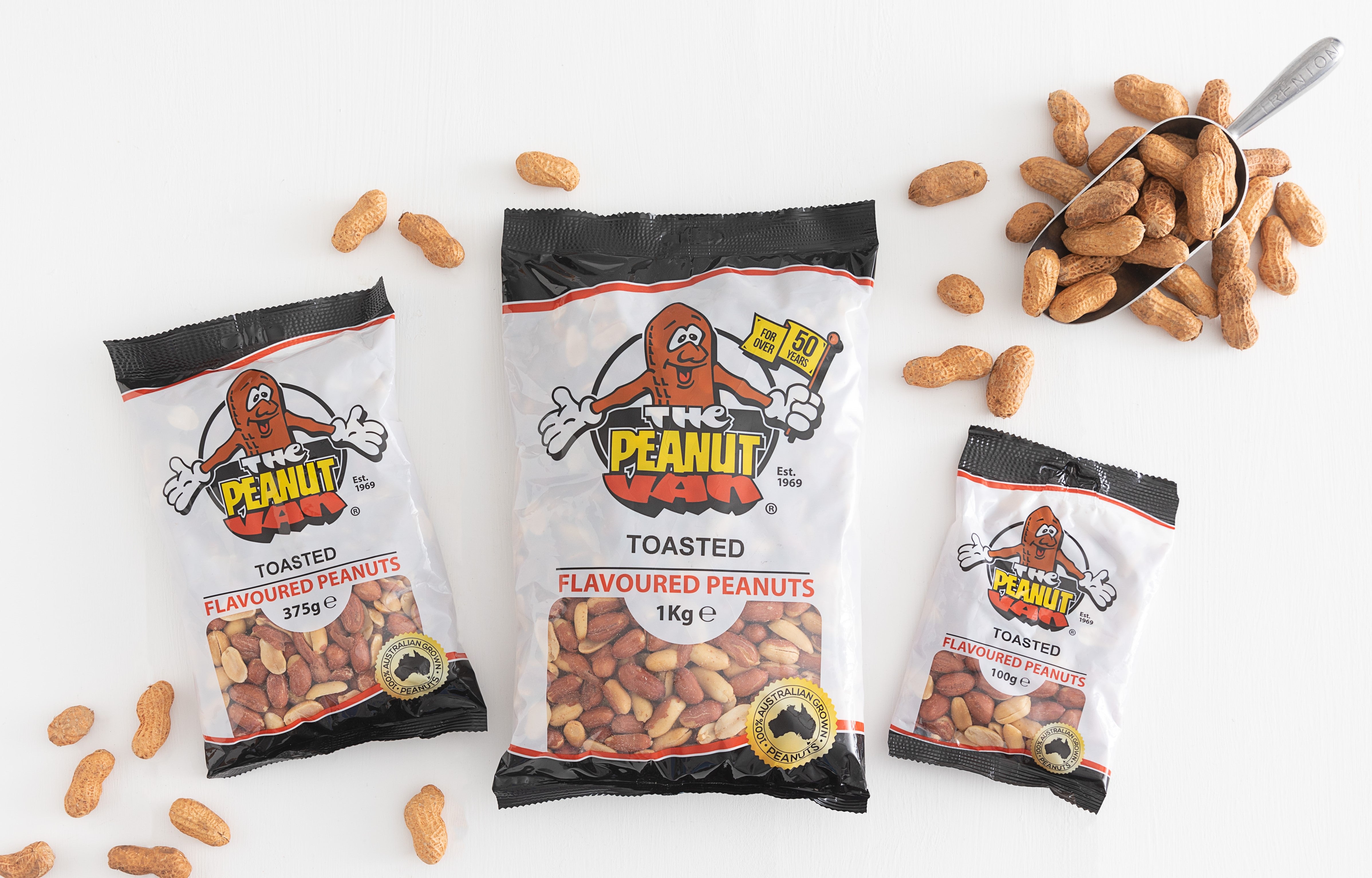 Toasted Beernuts by The Peanut Van, nutrition information