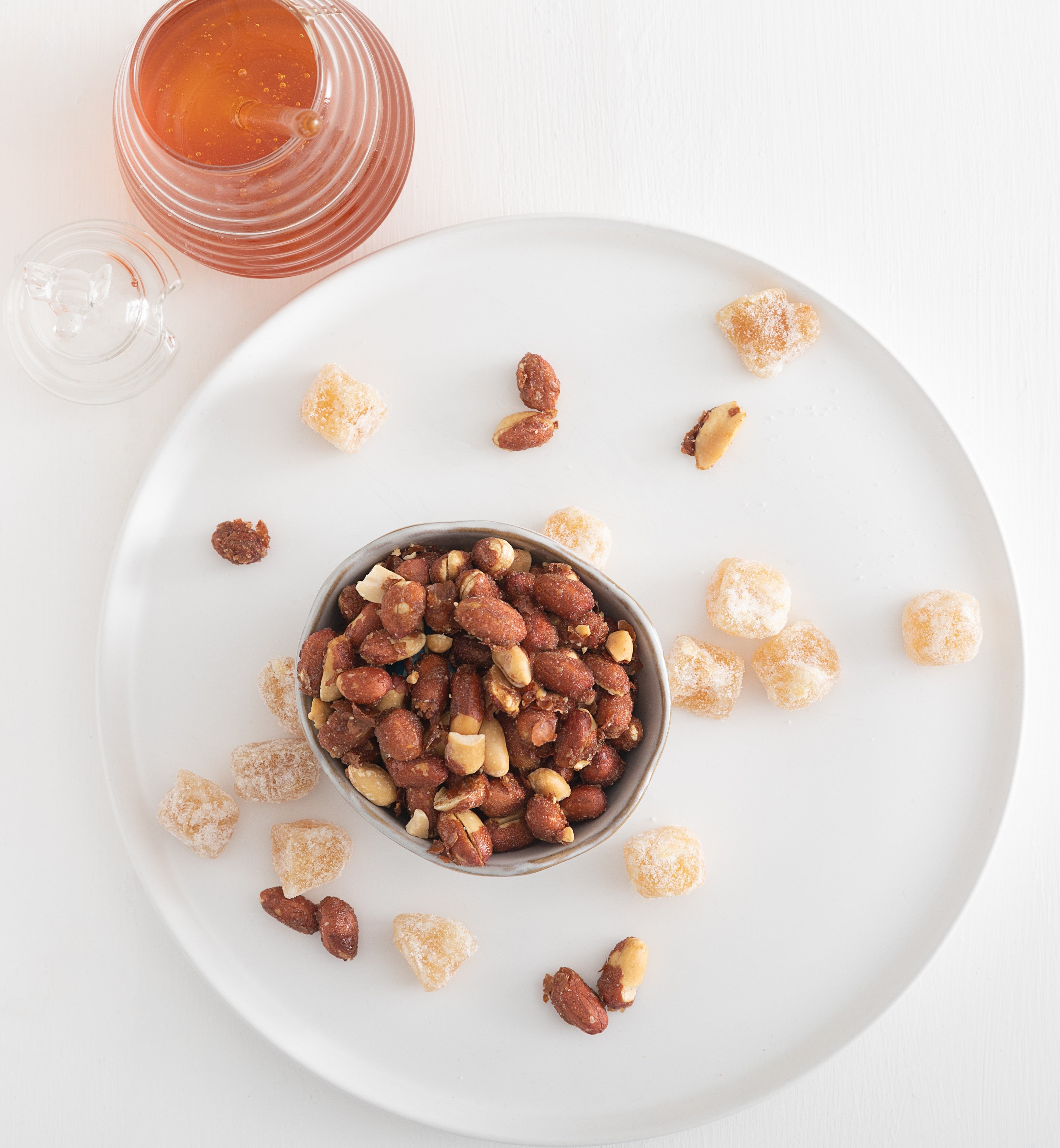 Ginger and Honey peanuts by The Peanut Van, nutrition information
