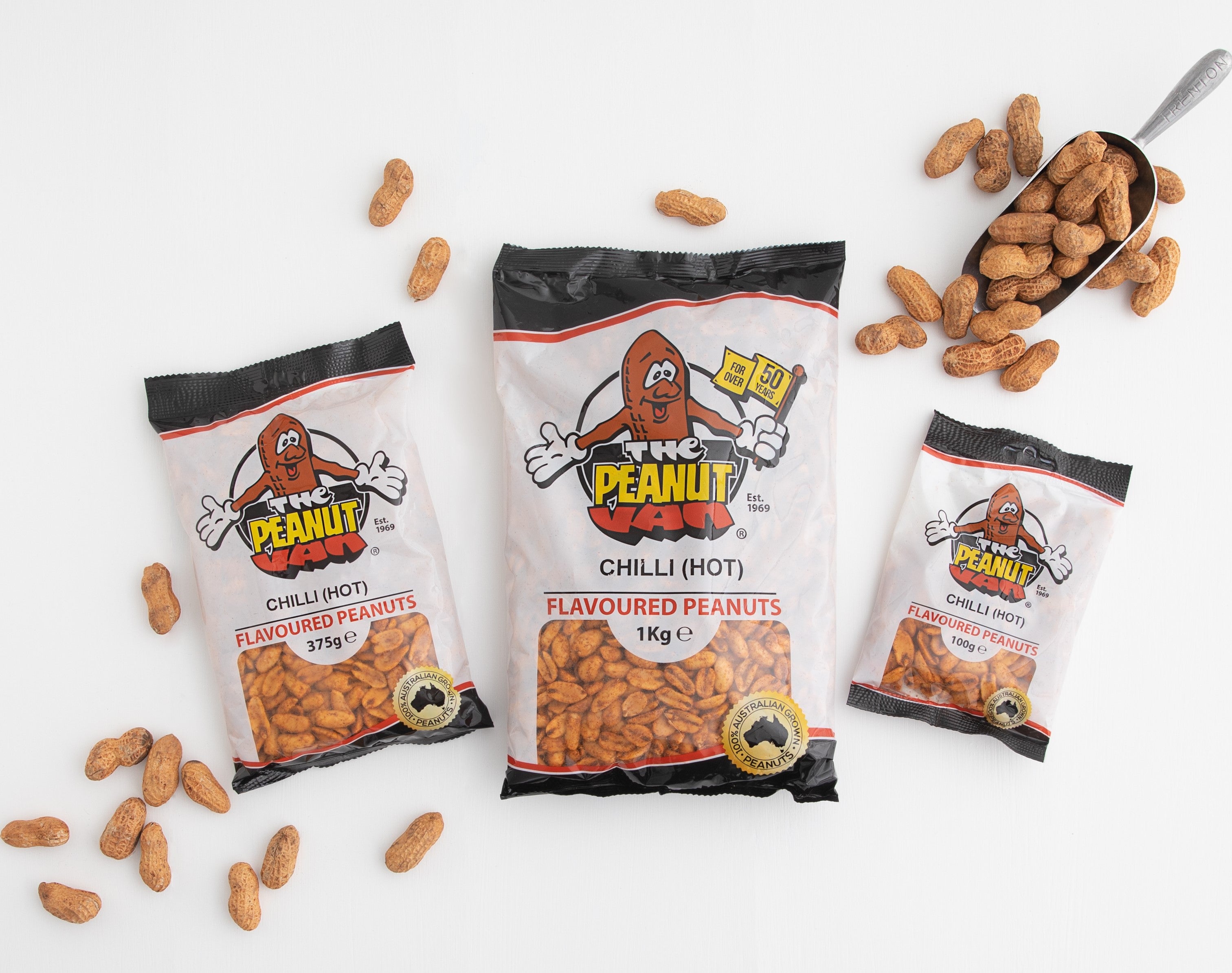 Chilli peanuts by The Peanut Van, nutrition information