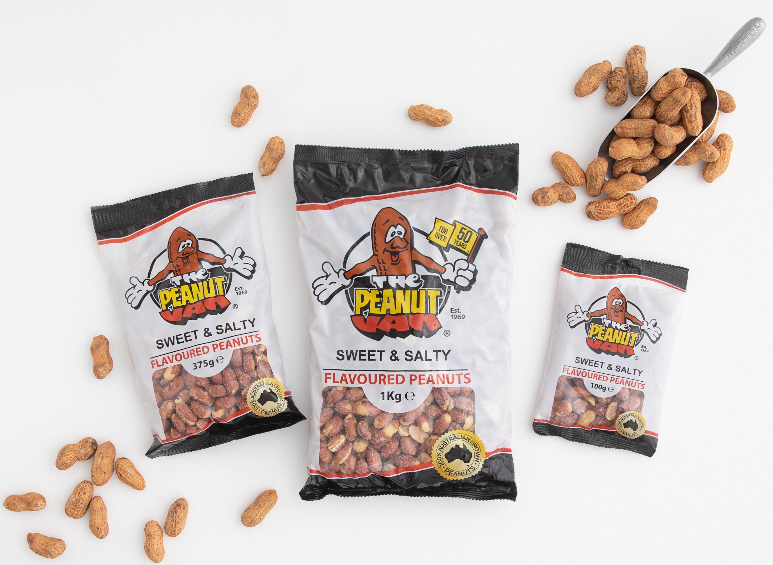 Sweet and Salty peanuts by The Peanut Van, nutrition information