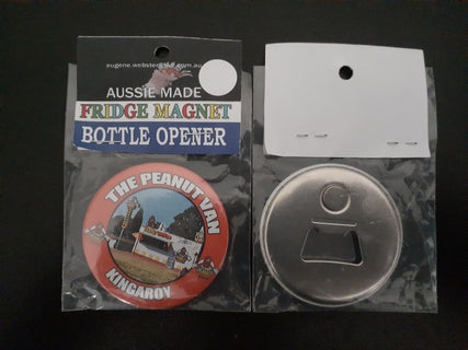 The Peanut Van bottle opener magnet, Kingaroy souvenir